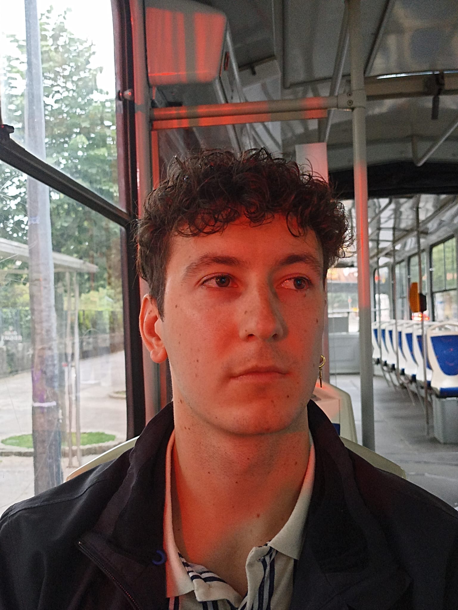 In the metro